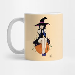 Pumpkin Witch Mug